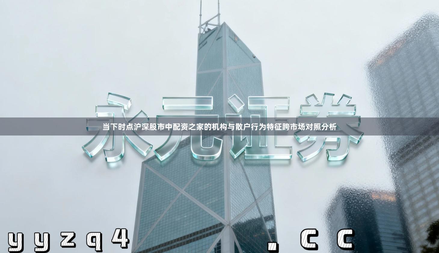 当下时点沪深股市中配资之家的机构与散户行为特征跨市场对照分析