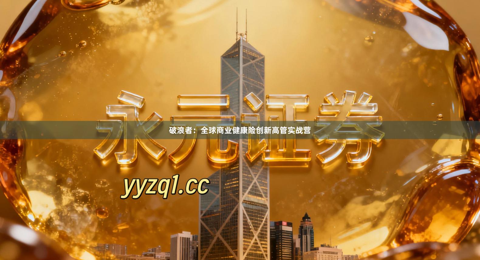 破浪者：全球商业健康险创新高管实战营